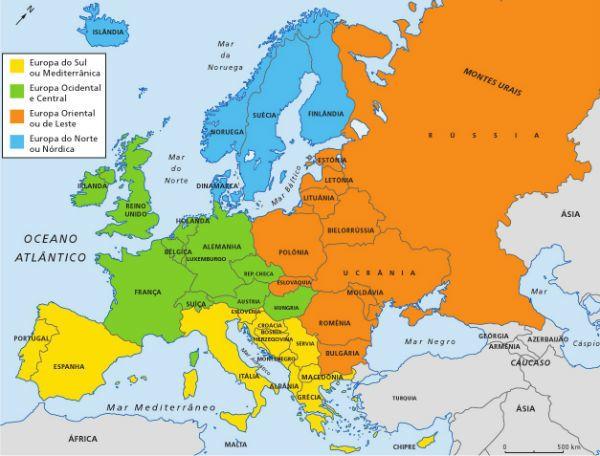 Mapa da europa